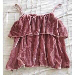 Madewell Velvet Tank Top